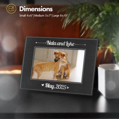 Leather Picture Frame - Beyond Memories - 76219721