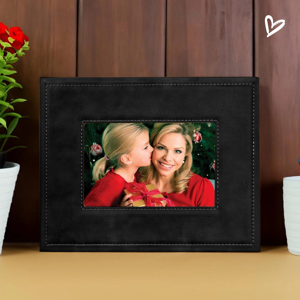 Leather Picture Frame - Black