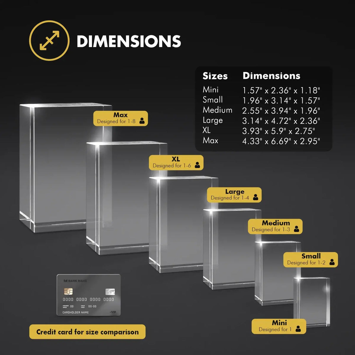 3D Realtor Engraving Crystal - Rectangle