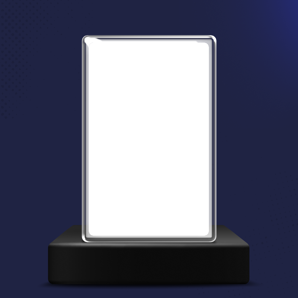 3D Anniversary Crystal - Rectangle