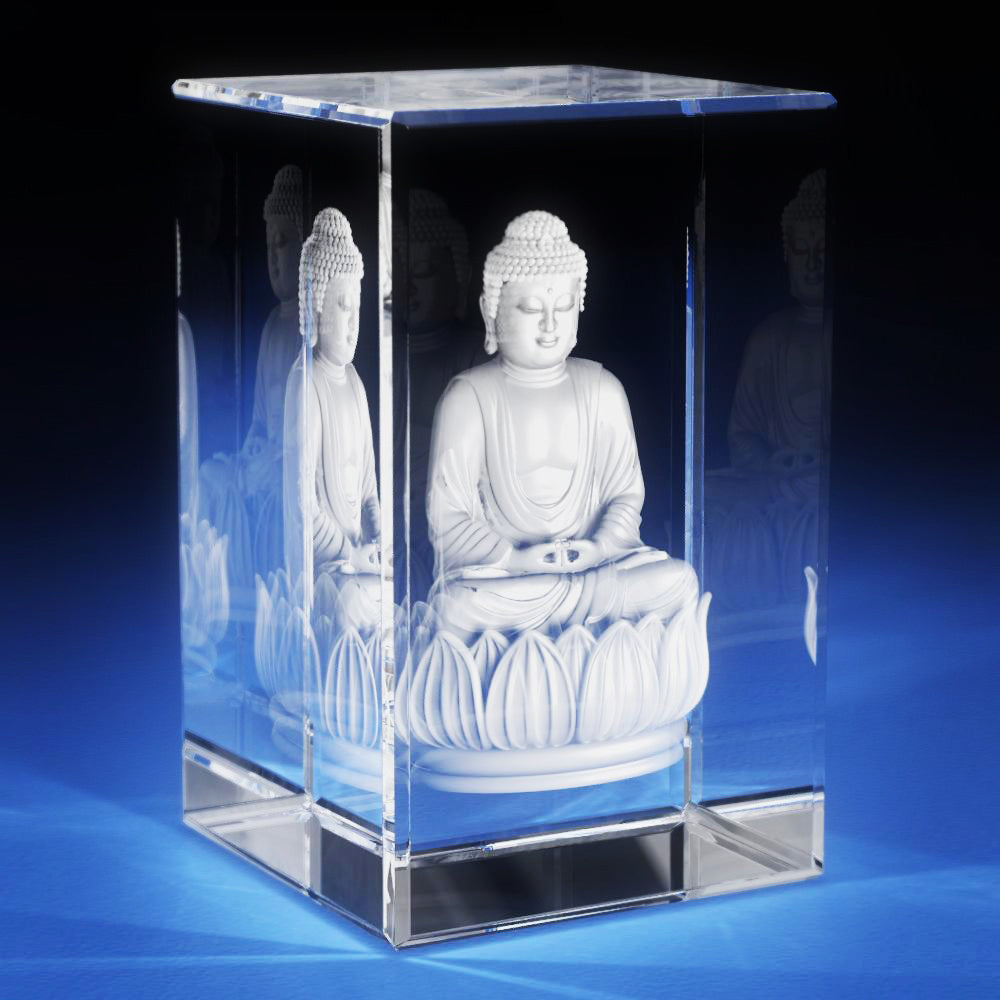 3D Crystal Portrait™ - Buddha