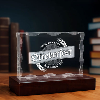 Crystal Award Plaque