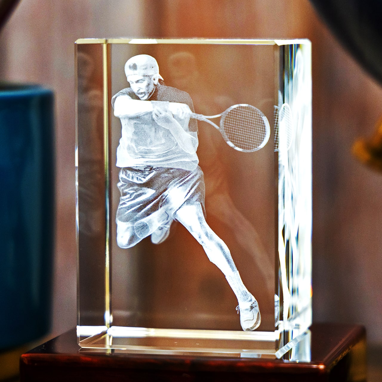 3D Crystal Tennis | 3D Laser Gifts