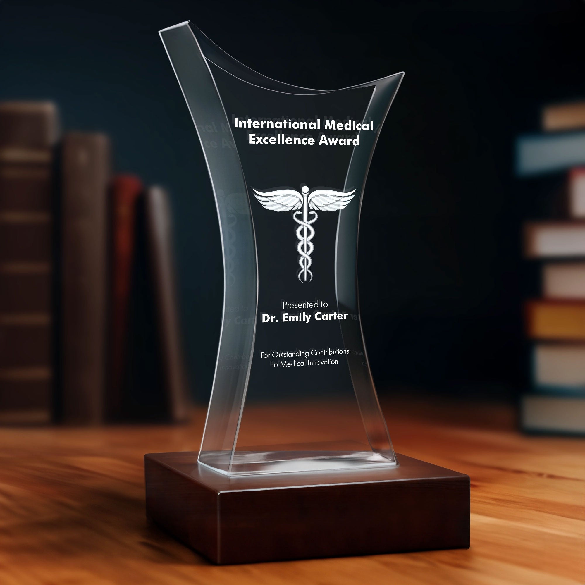 Crystal Award Trophy - 3D Laser Gifts