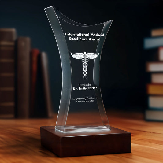 Crystal Award Trophy - 3D Laser Gifts