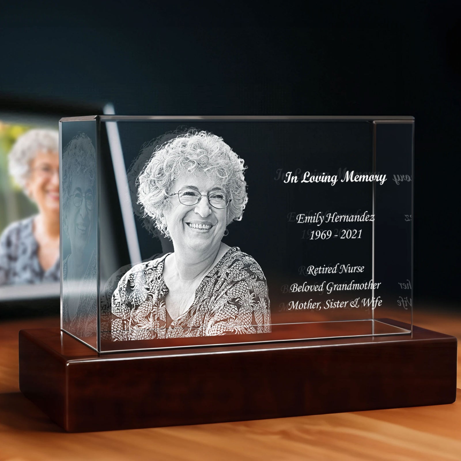 3D Crystal Rectangle | 3D Laser Gifts