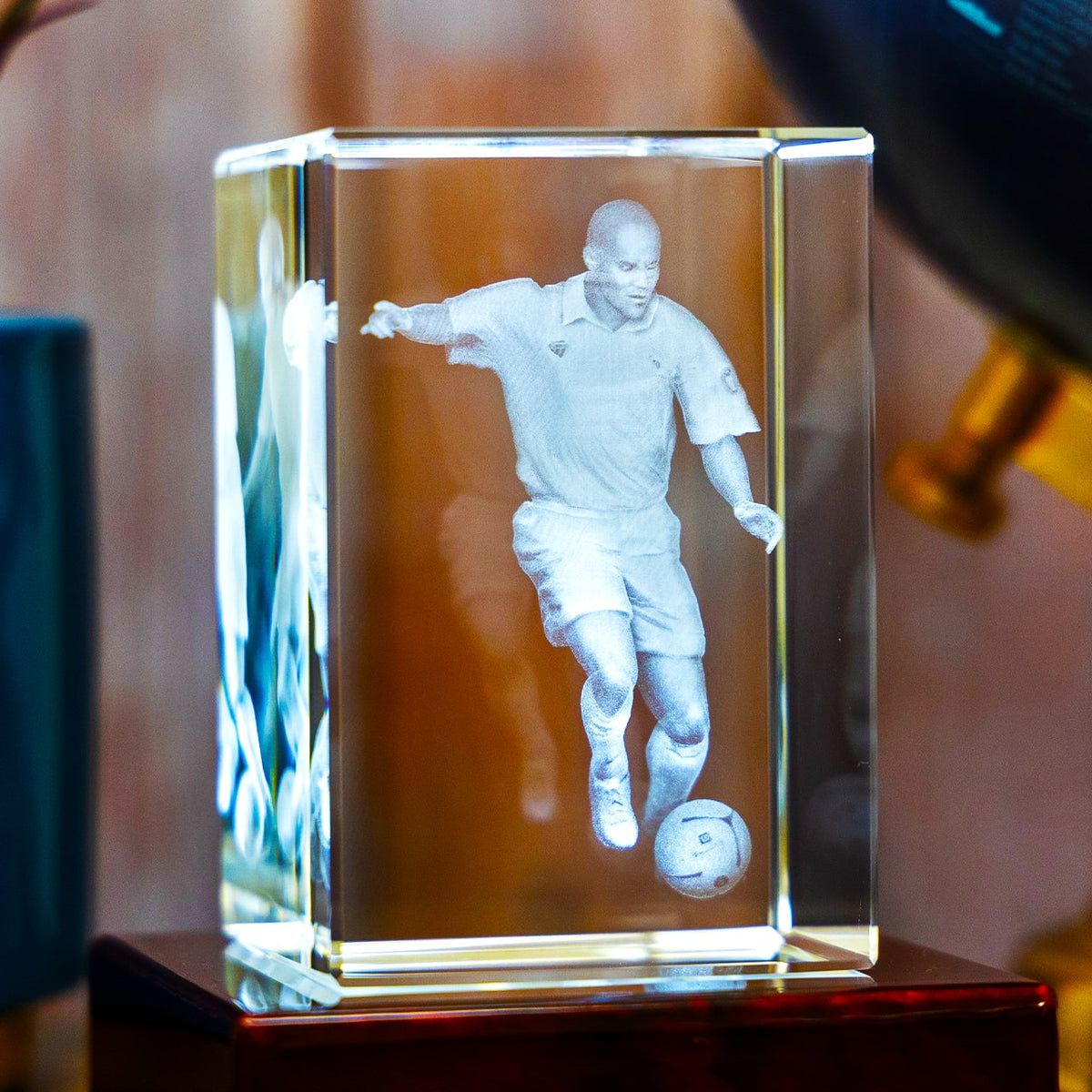 3D Crystal Soccer | 3D Laser Gifts